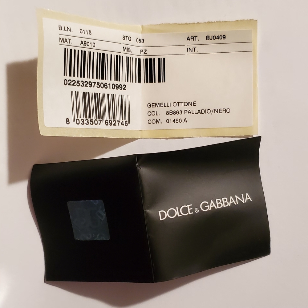 Dolce & Gabbana DG logo Cufflinks - Picture 6 of 8